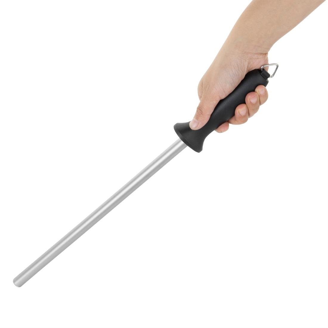 Fusil à aiguiser diamanté Vogue usage intensif 30,5 cm - NISBETS