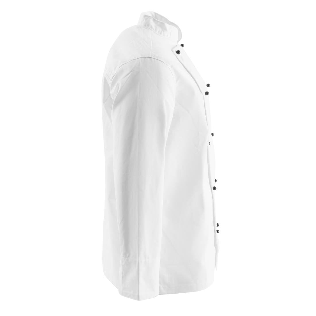 Veste de cuisine mixte Whites Chicago manches longues blanche - NISBETS