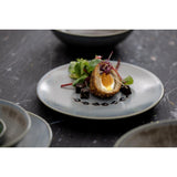 Assiettes plates Olympia Ember Blue 275mm (lot de 4)