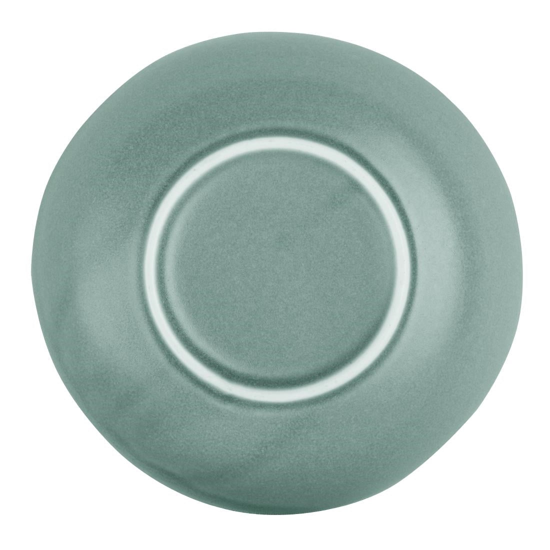 Assiettes calottes Olympia Corallite vertes 160x40mm (lot de 6)
