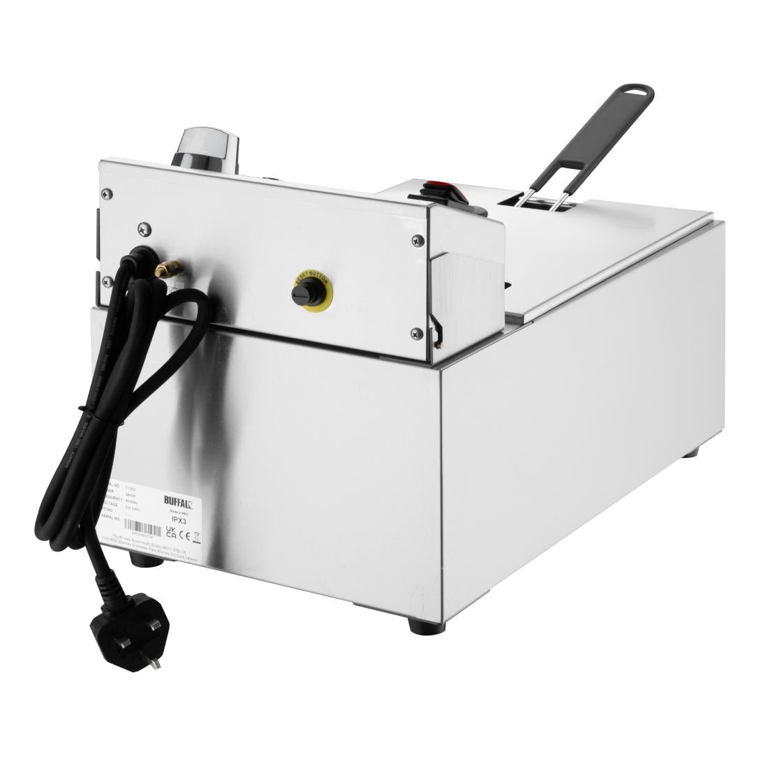Friteuse électrique simple avec minuterie Buffalo 5L