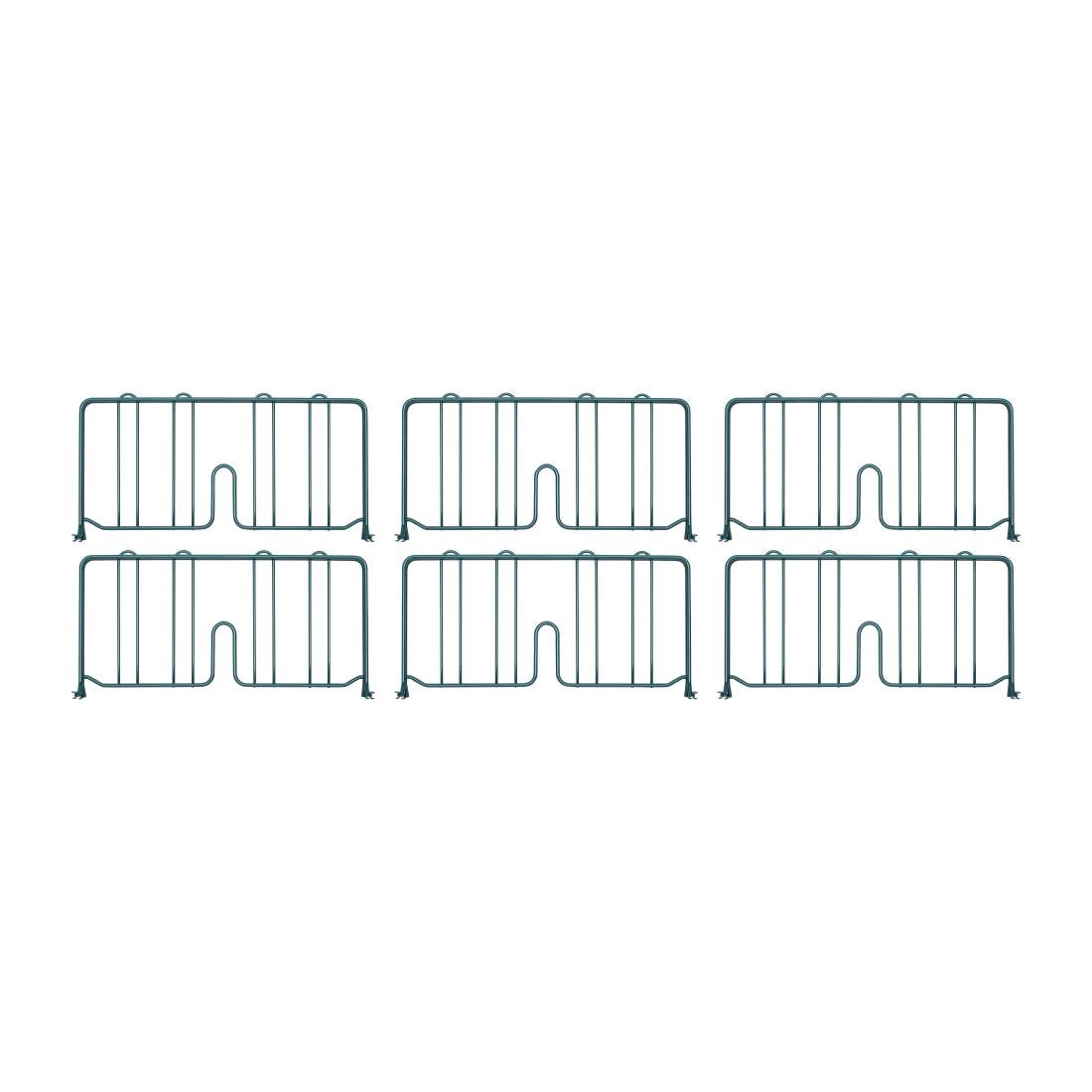 Séparateurs d'étagère Super Erecta Metro 460 x 203mm (lot de 4) - NISBETS