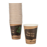 Gobelets boissons chaudes PLA simple paroi compostables 34 cl Fiesta Compostable (lot de 50) - NISBETS