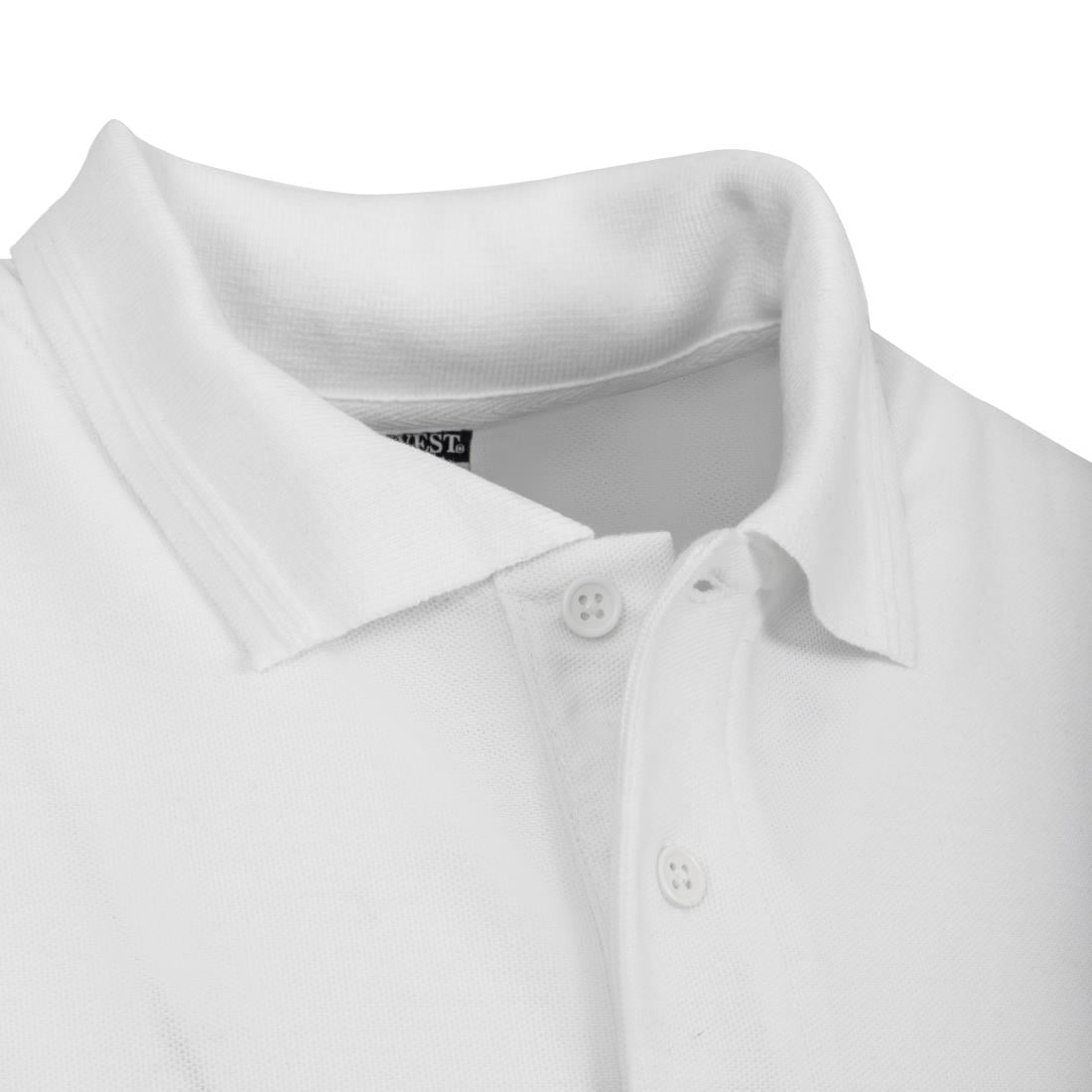 Polo mixte blanc S - NISBETS