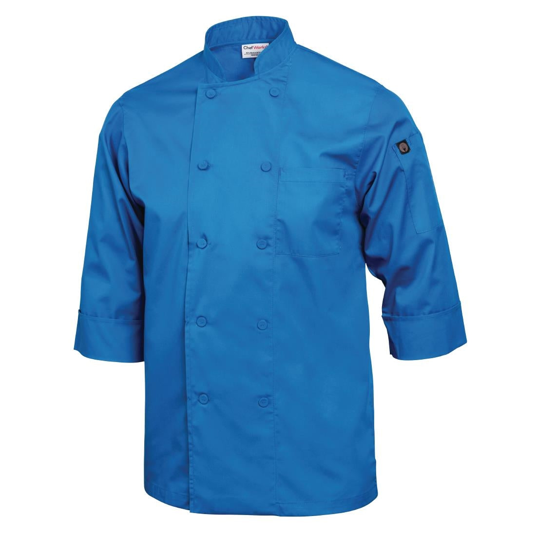 Veste de cuisine mixte Chef Works bleue - NISBETS
