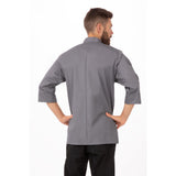 Veste de cuisine mixte Chef Works grise S - NISBETS