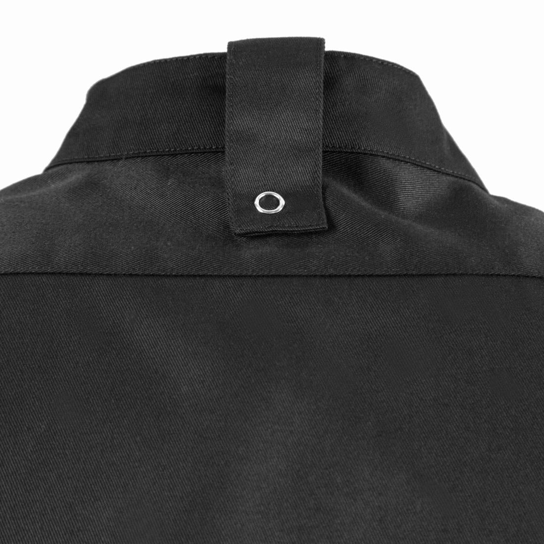 Veste col officier Southside noire - NISBETS