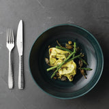 Assiettes coupes rondes Churchill Stonecast Patina Rustic Teal 40oz 248mm (Lot de 12)