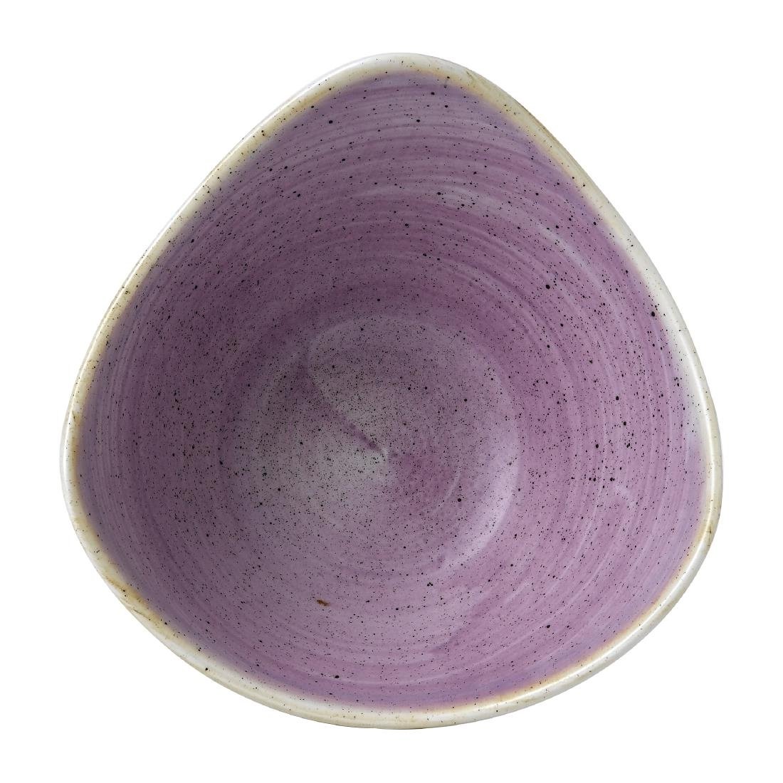 Bols triangulaires Churchill Stonecast Lavender Lotus 152mm (Lot de 12)
