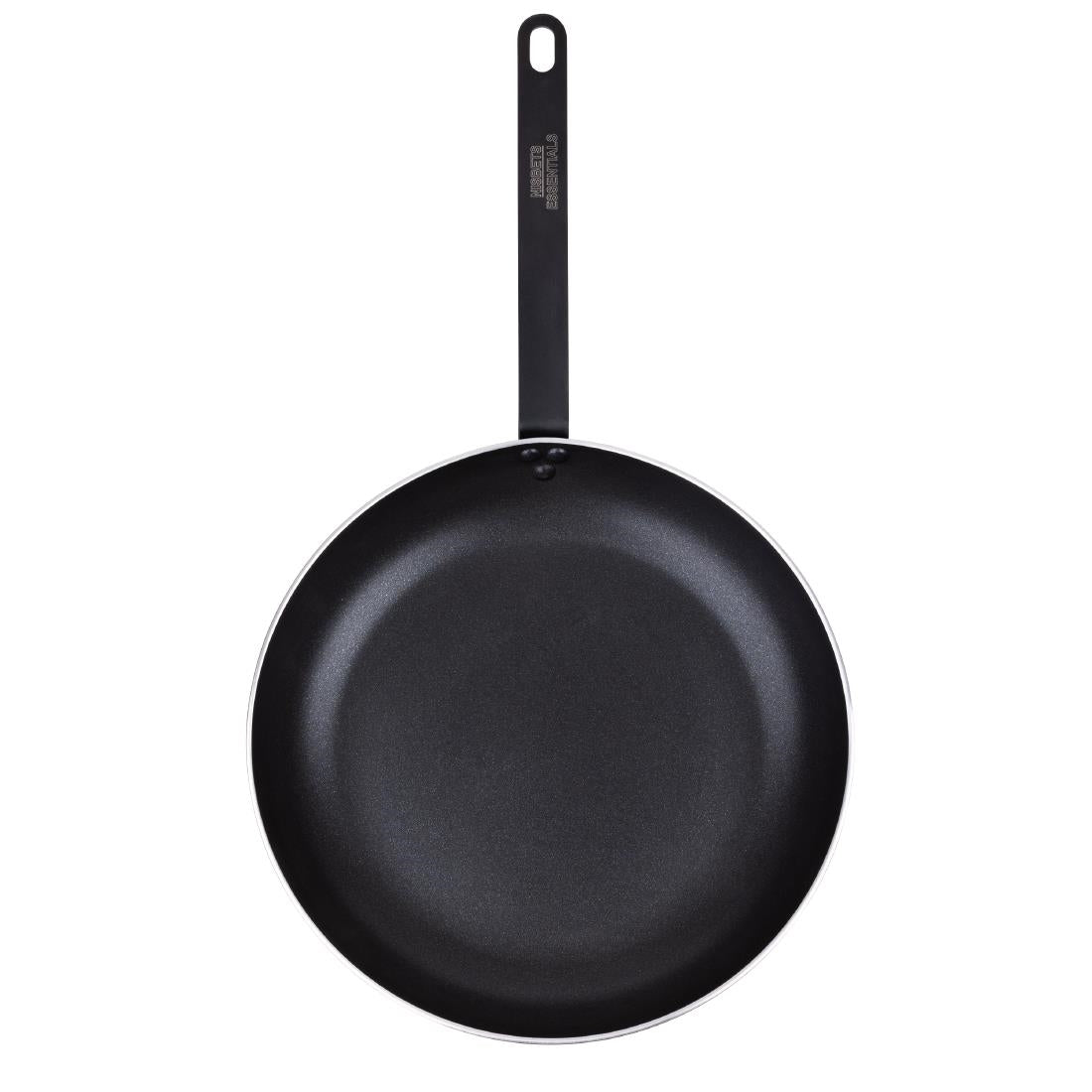 Poêle aluminium antiadhésive téflon avec manche noir Nisbets Essentials 2 - NISBETS