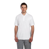 Polo mixte blanc S - NISBETS