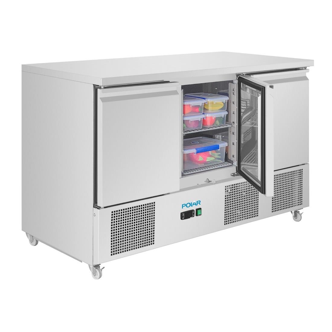 Comptoir à salade Polar série U froid ventilé - NISBETS