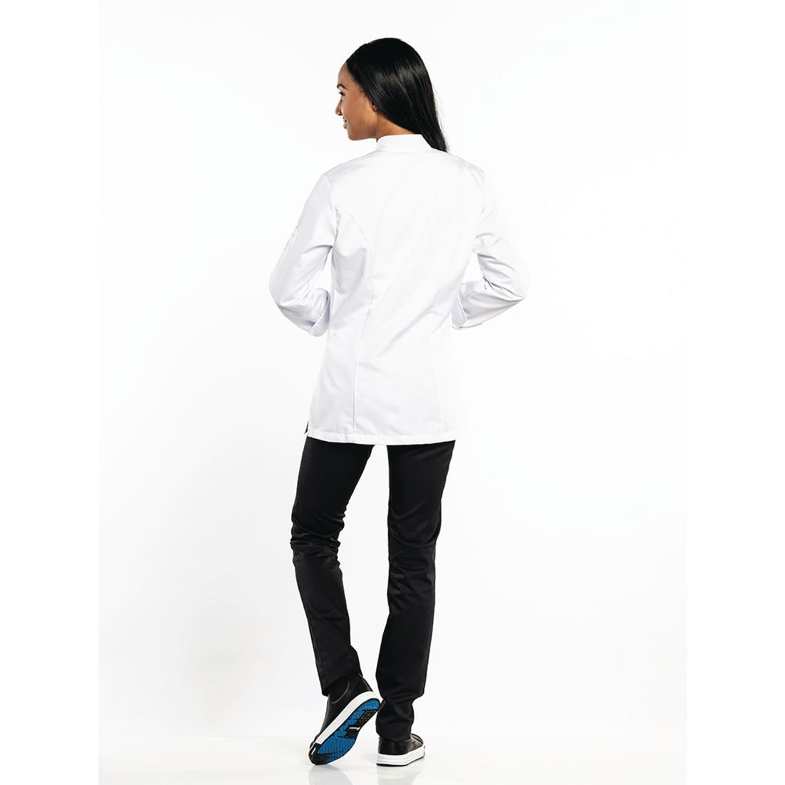 Veste de cuisine femme Chaud Devant Monza blanche - Taille S