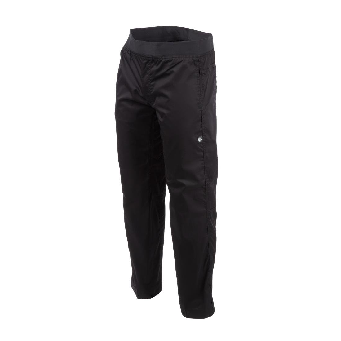 Pantalon slim léger homme Chef Works noir - NISBETS