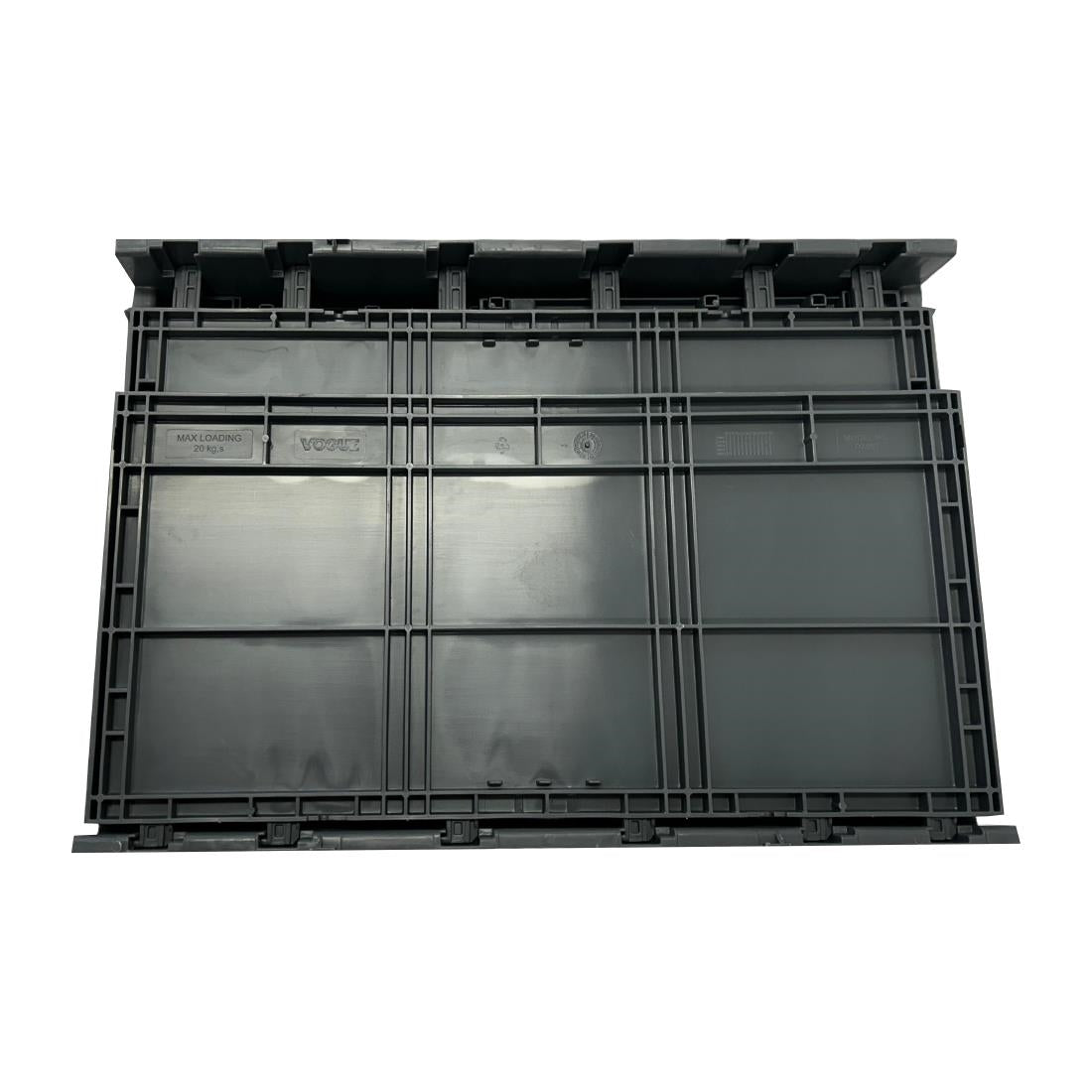 Caisse de transport/stockage pliante en plastique Vogue 594x396x353mm
