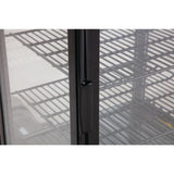 Vitrine réfrigérée économe en énergie Polar série C noire 68L