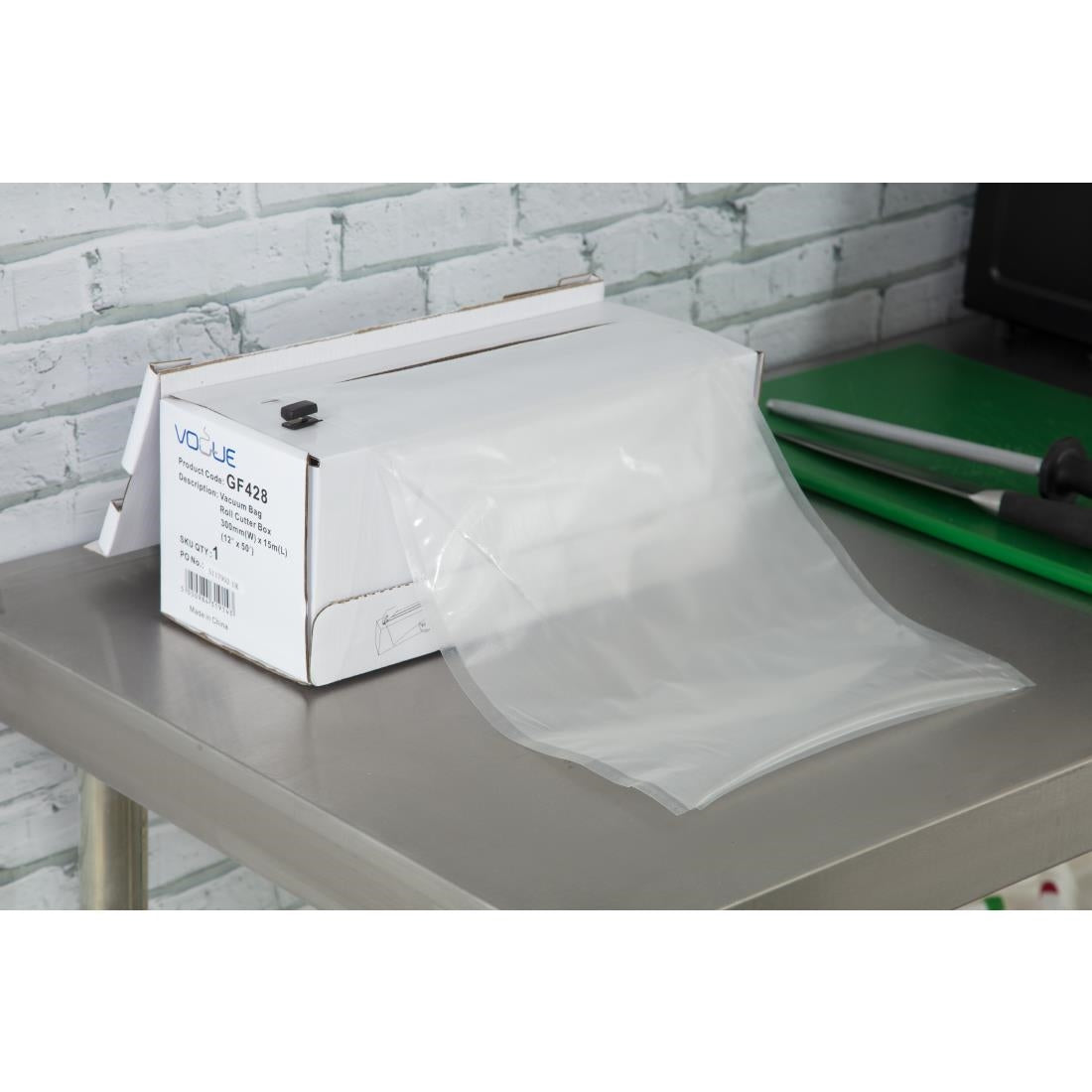 Rouleau distributeur de sacs sous vide Vogue 300mm x15m - NISBETS