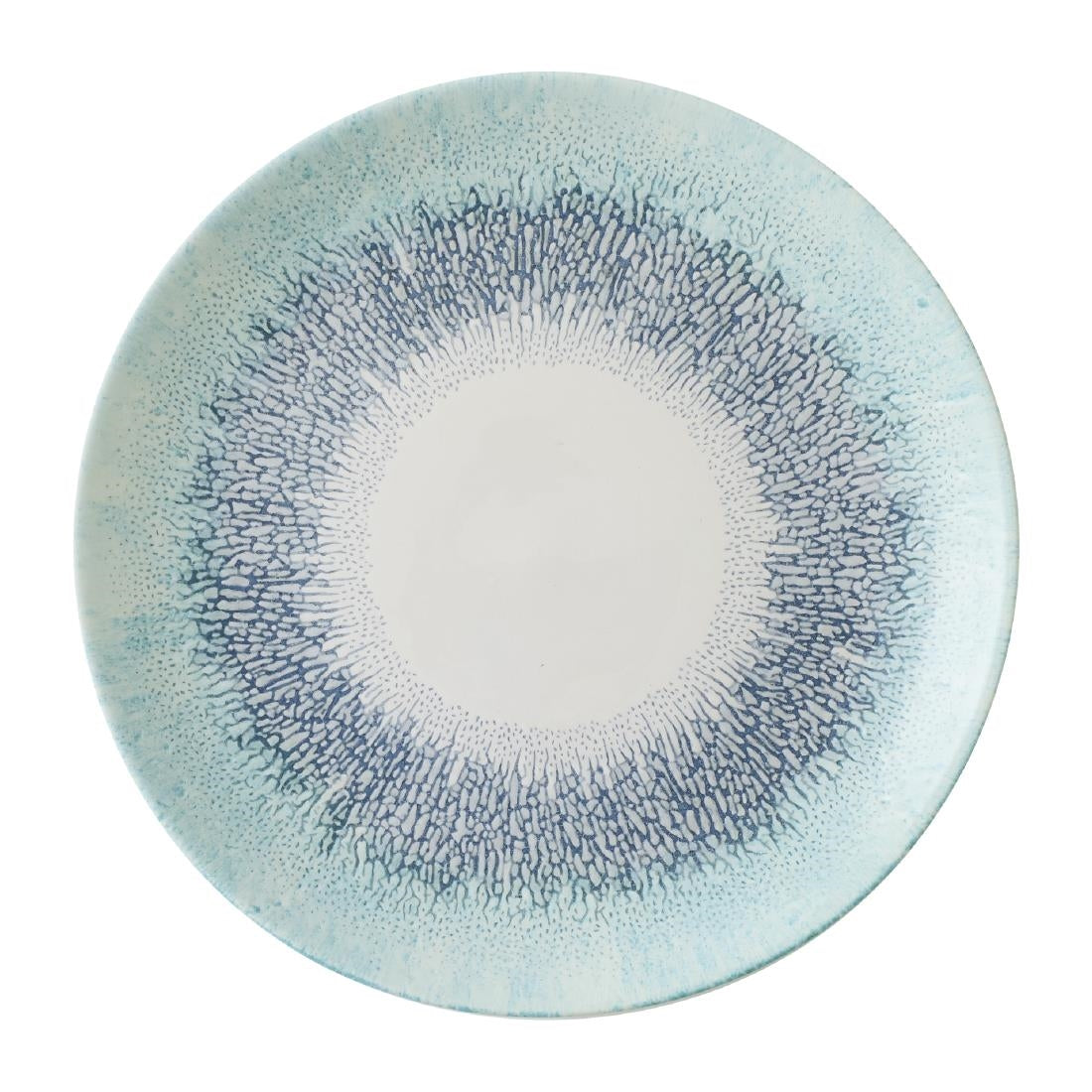 Assiettes rondes Churchill Studio Prints Fusion Blue 217mm (Lot de 12)