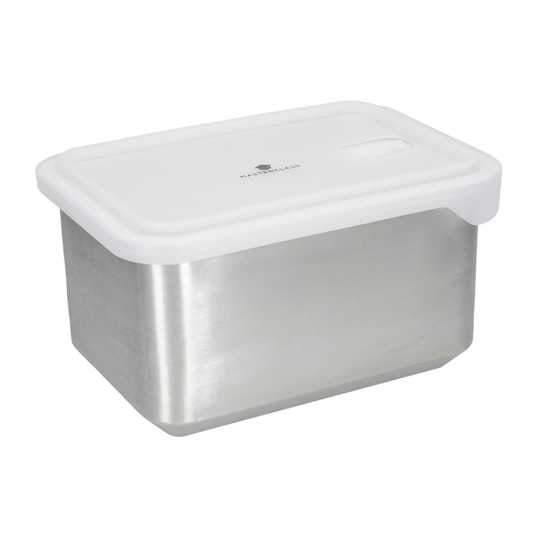Plat de stockage alimentaire en acier inoxydable tout-en-un Masterclass 2,7L