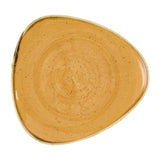 Assiettes triangulaires Churchill Stonecast Tangerine 229mm (Lot de 12)