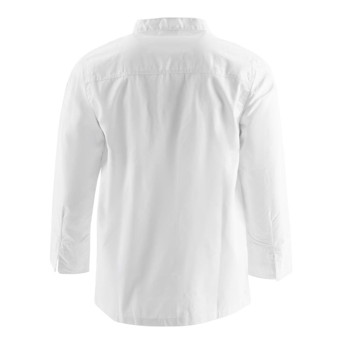 Veste de cuisine mixte Whites Chicago manches longues blanche - NISBETS