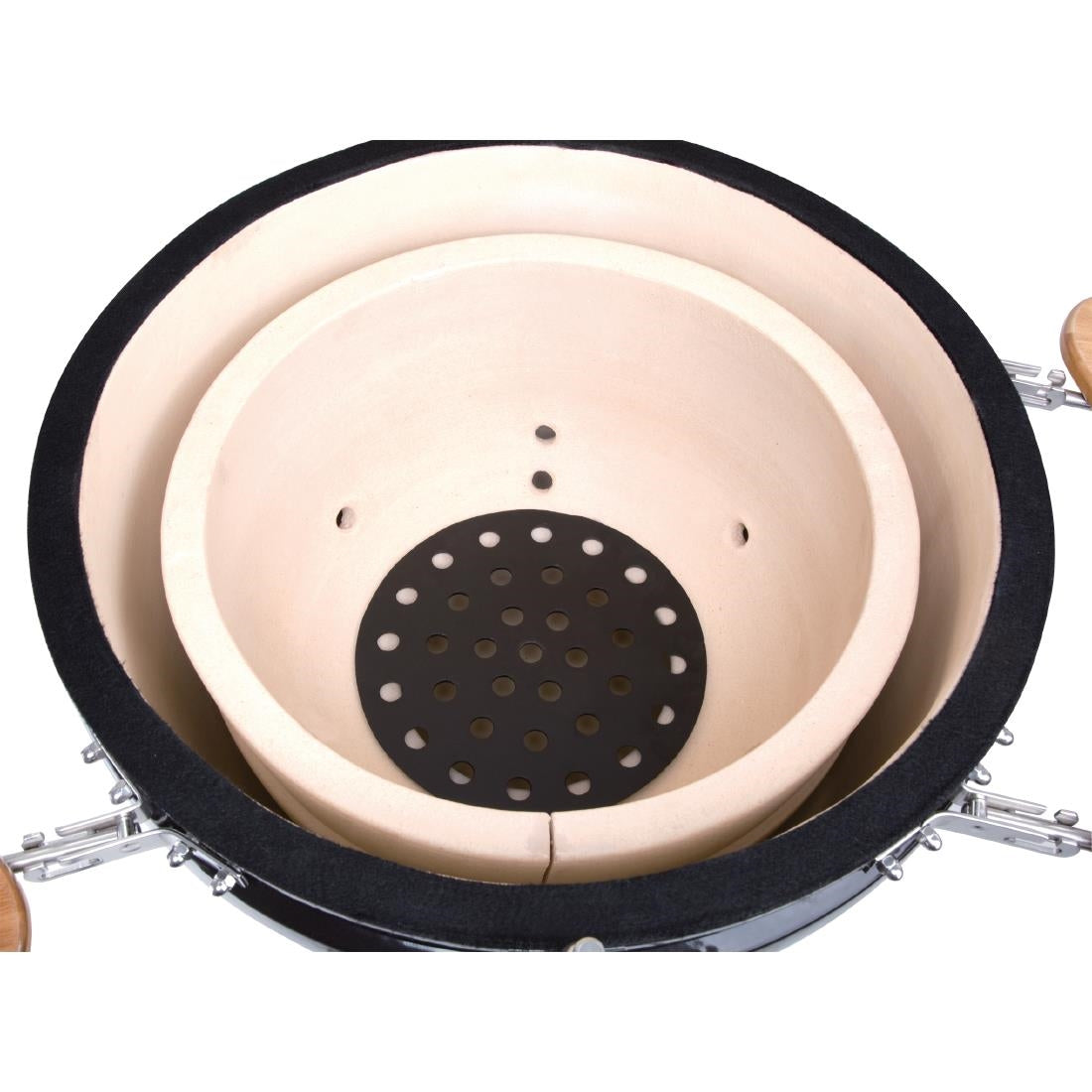 Barbecue kamado sur chariot avec tablettes Buffalo