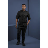 Veste col officier Southside noire - NISBETS