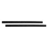 Pailles droites noires Sier Diposables Refork 8 mm / 15 cm (lot de 100)