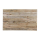 Table à manger avec plateau en bois de manguier lisse et piètement noir Bolero Bistro 1450 mm - NISBETS
