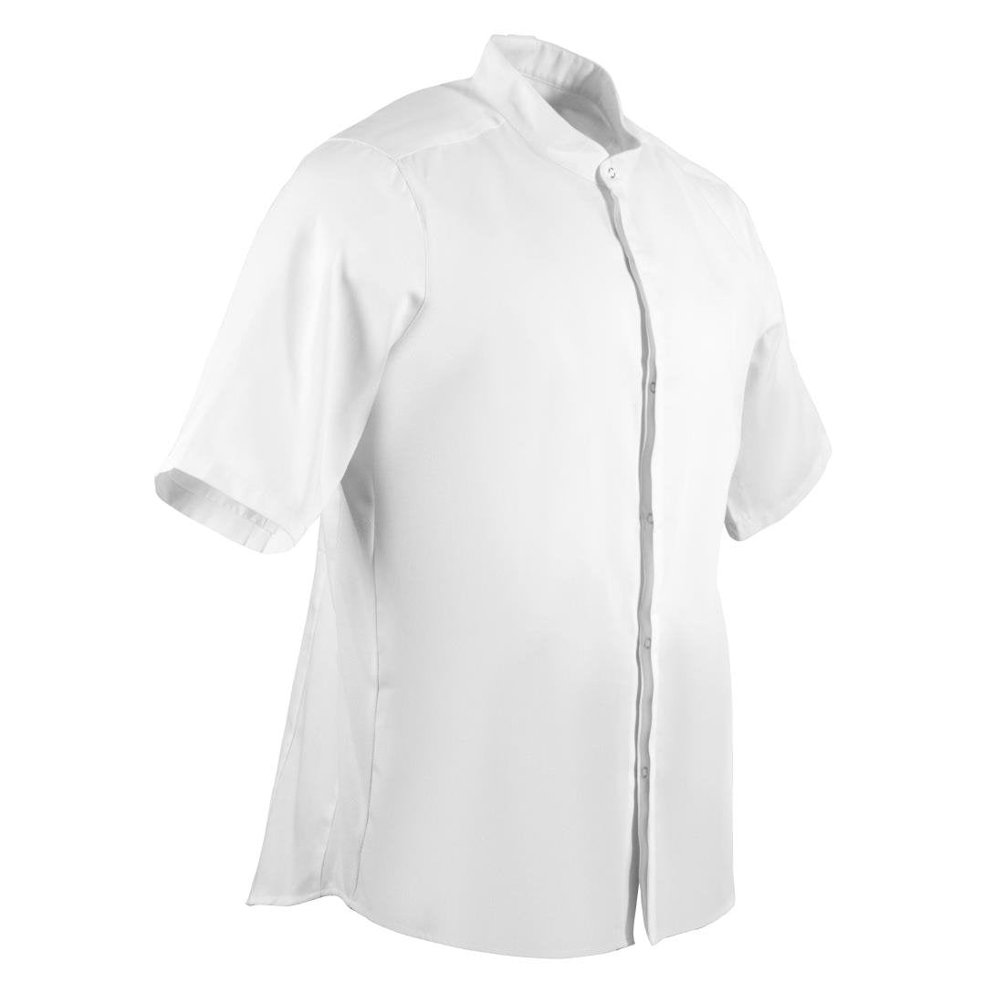 Veste col officier Southside blanche - NISBETS