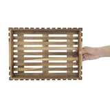 Petit casier en acacia Olympia 356x255mm