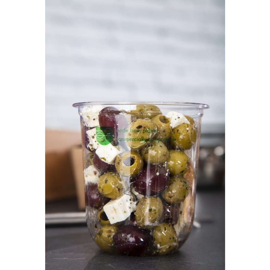 Pots Deli en PLA compostables série 96 Vegware - NISBETS