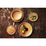 Assiettes plates terre de sienne Olympia Canvas 26,5 cm  (Lot de 6)