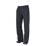 Pantalon de cuisine mixte Baggy Chef Works noir L - NISBETS