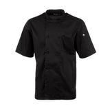 Veste de cuisine mixte Cool Vent Chef Works Montreal noire - NISBETS