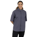 Veste col officier Southside gris anthracite - NISBETS