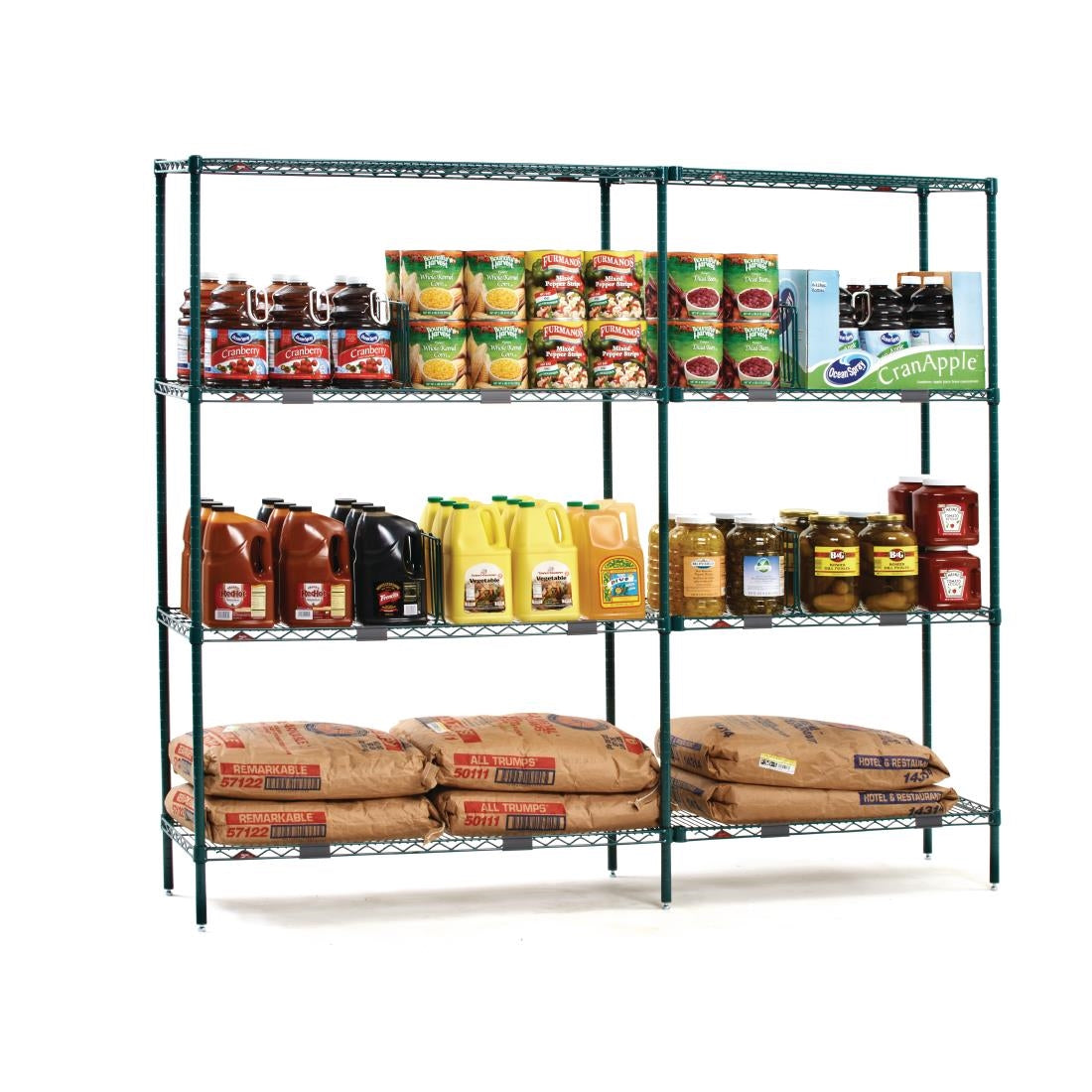 Séparateurs d'étagère Super Erecta Metro 460 x 203mm (lot de 4) - NISBETS