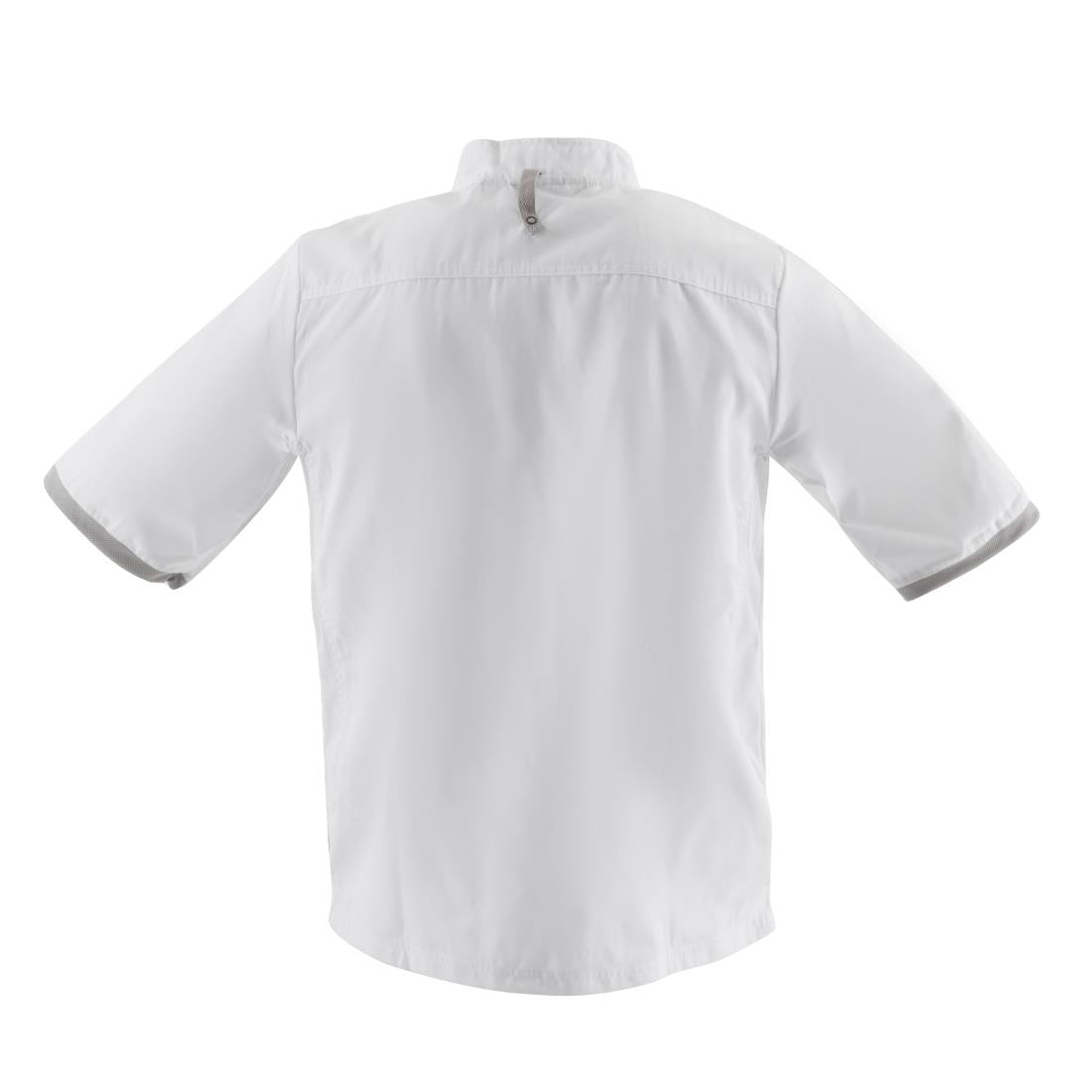 Veste de cuisine blanche à manches courtes Southside - NISBETS