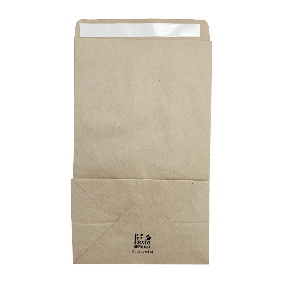 Petits sacs à soufflet avec bande adhésive Fiesta Recyclable (lot de 250) - NISBETS