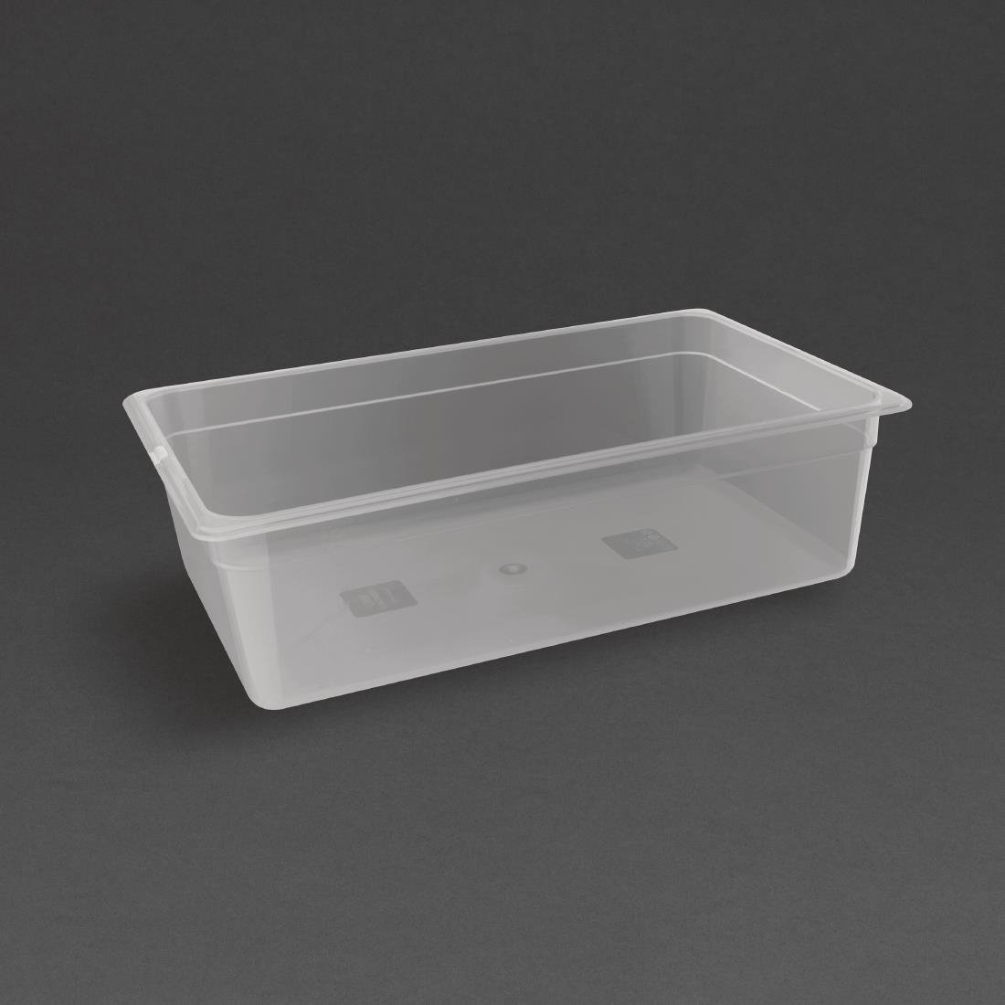 Bac en polypropylène GN 1/1 sans couvercle Nisbets Essentials 150mm