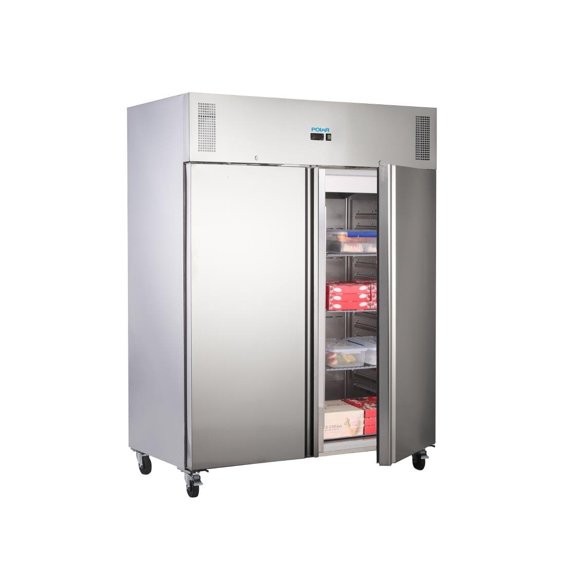 Armoire réfrigérée négative double porte Polar série U 1300 L - NISBETS