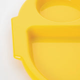 Petits plateaux repas à compartiments en polypropylène Olympia Kristallon jaunes 321mm (Box 10)