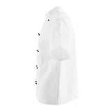 Veste de cuisine mixte Whites Chicago manches courtes blanche - NISBETS