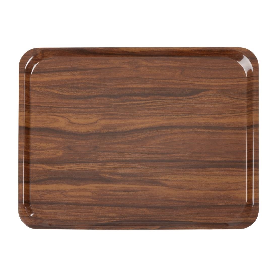 Plateaux stratifiés lisses Capri Cambro noyer 460mm