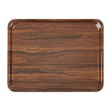 Plateaux stratifiés lisses Capri Cambro noyer 460mm