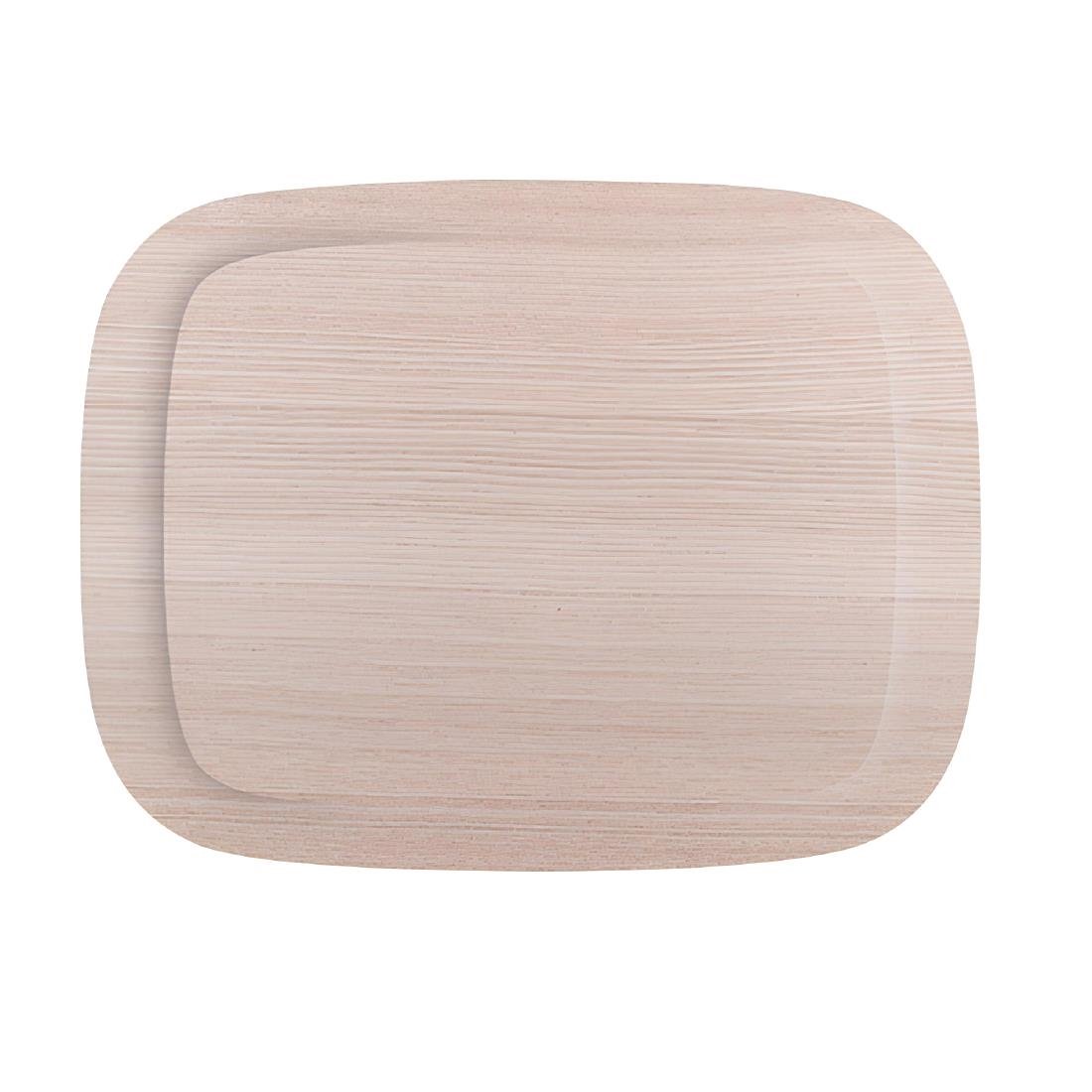 Plateaux Roltex Craft FSC® Mix Alpha 43 x 33 cm bois clair (lot de 25) - NISBETS