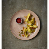 Assiettes avec rebord Churchill Stonecast Raw Terracotta Evolve 286mm (Lot de 12)