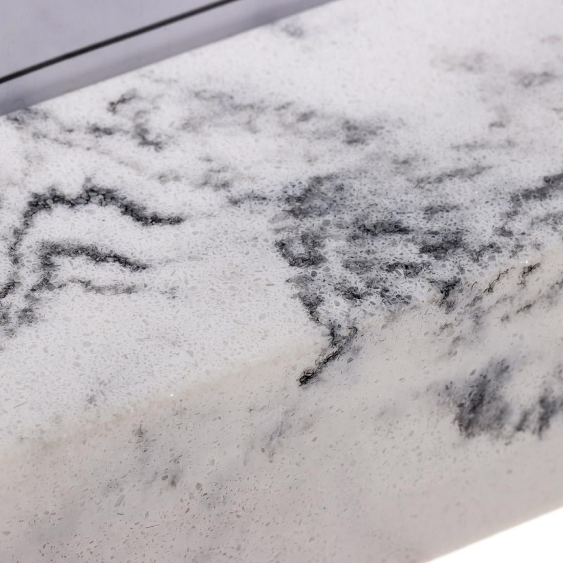 Présentoir de table Europel A5 polystone blanc