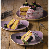 Assiettes triangulaires Churchill Stonecast Lavender Lotus 228mm (Lot de 12)