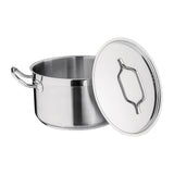 Braisière inox avec couvercle Nisbets Essentials 24 cm